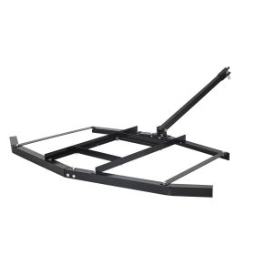 Drag Harrow, 66" Width Tow Behind Drag Harrow, Q235 Steel Driveway Grader with Adjustable Bars & Pin Hitch, Support up to 50 lbs