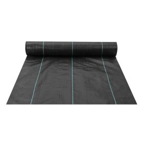 4FTx250FT Premium Heavy Duty Weed Barrier Landscape Fabric, 5OZ Woven Geotextile Fabric Under Gravel, High Permeability for Weed Blocker Weed Mat