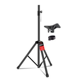 5 Core Speaker Stand Tripod Floor Heavy Duty Adjustable Up to 72 Inch DJ Studio Monitor Stands Pole Mount - SS HD BLK WOB