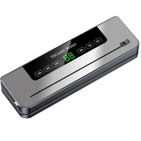 Automatic Vacuum Sealer Machine For Household Food Preservation - Dry & Wet Use, Deep Space Gray, Includes 50 Free 20x30 Textured Bags (Option: asshown)