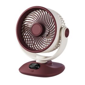 2400 MAh Desktop Fan, Quiet Operation, Three Adjustable Speed Settings, 120-degree Left-right And 180-degree Up-down Tilt, Suitable For Living Ro (Option: A)