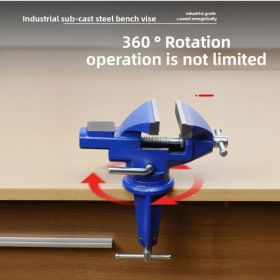 Bench Vise Worktable Precision Bench Vise Fixture Small Household Table Vise, Industrial-grade Heavy-duty Table Vise 70 Type - Industrial-grade T (Option: asshown)