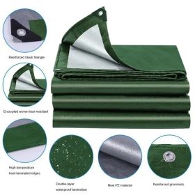 Heavy-Duty Waterproof & UV-Resistant PE (Option: asshown)
