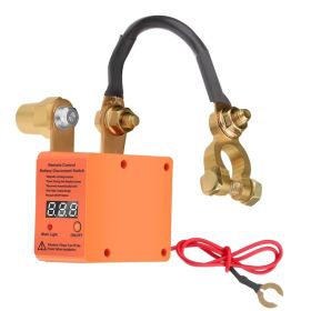 Automatic Battery Disconnect Switch Kit With Dual Remote Control, For 12V Systems (Option: ASSHOW)