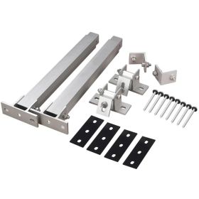 Solar Photovoltaic Adjustable Front And Rear Foot Brackets, Single Set Of 15-30 Degrees (nut Type) (Option: asshown)