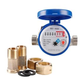 Professional Intelligent Water Meter With Copper Fittings (Option: asshown)