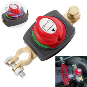 300A 12V-48V Battery Isolator Switch, Main Power Cut-Off For Car, Boat, RV, Truck (Option: ASSHOW)