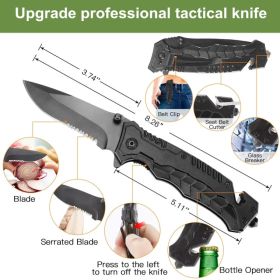 Emergency Survival Kit 30 In 1 Professional Survival Gear Equipment First Aid Supplies For SOS Tactical Hiking Hunting Camping (Option: asshown)